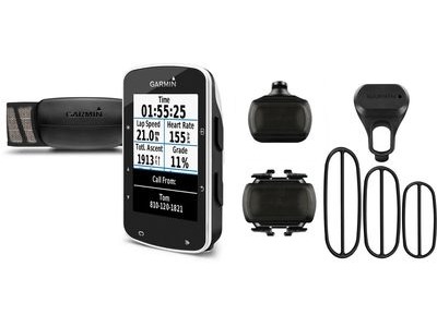 GARMIN Edge 520 GPS- enabled cycle computer with speed / cadence sensors & HRM - black