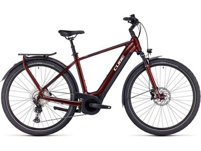 CUBE Touring Hybrid Exc 625 Red/white