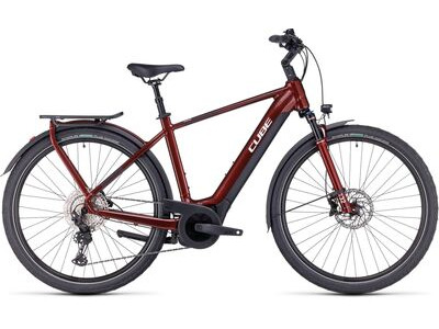 CUBE Touring Hybrid Exc 625 Red/white 2024