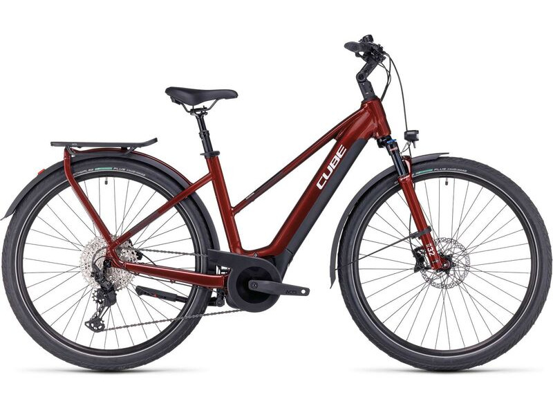 CUBE Touring Hybrid Exc 625 Red/white 2024 T click to zoom image