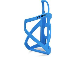 CUBE Bottle Cage Hpp Left Sidecage Matt matt blue/glossy black 