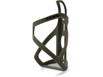 CUBE Bottle Cage Hpp Left Sidecage Matt matt dustyolive/glossy black