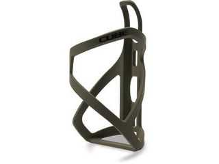 CUBE Bottle Cage Hpp Left Sidecage Matt matt dustyolive/glossy black 