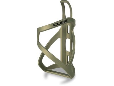 CUBE Bottle Cage Hpp Left-hand Sidecage Matt Reed Green/black