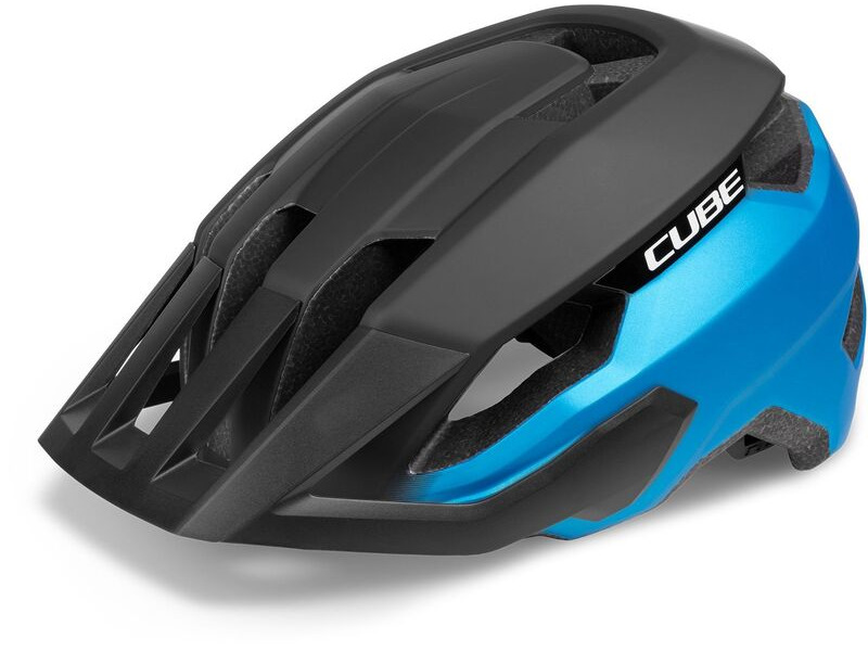 CUBE Helmet Stray X Actionteam Blue click to zoom image
