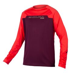 ENDURA MT500 Burner L/S Jersey Aubergine SS23