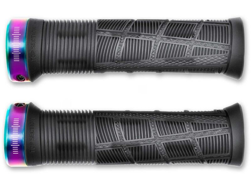 CUBE ACCESSORIES Grips Disrupt Translucent Black/oil Slick click to zoom image