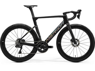 MERIDA Reacto Team - Silk Black (Glossy Dark Silver) - MY26