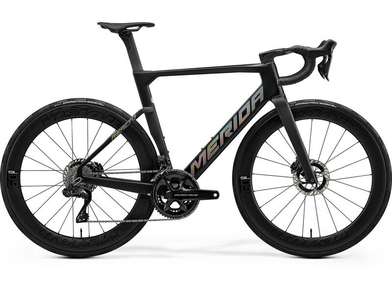 MERIDA Reacto Team - Silk Black (Glossy Dark Silver) - MY26 click to zoom image
