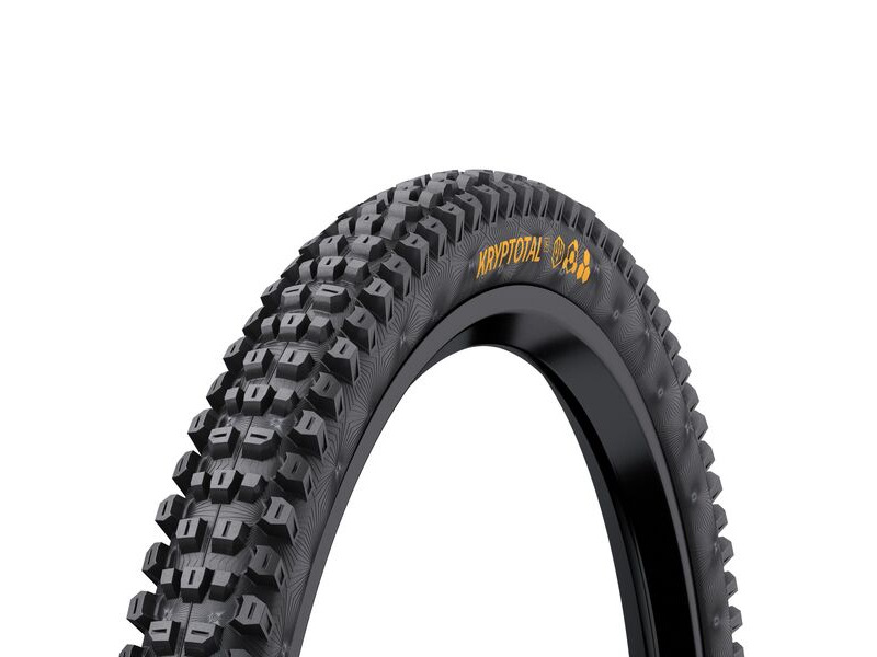 CONTINENTAL Kryptotal Front Enduro Tyre - Soft Compound Foldable: Black & Black 27.5x2.40" click to zoom image