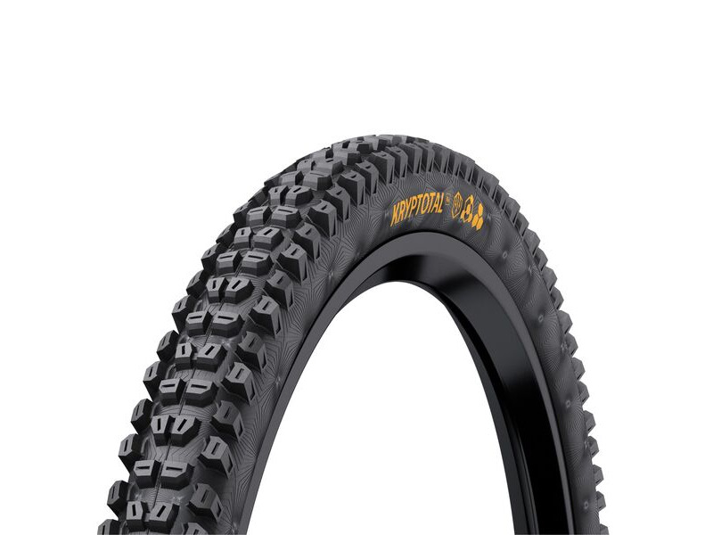CONTINENTAL Kryptotal Rear Downhill Tyre - Soft Compound Foldable Black & Black 27.5x2.60" click to zoom image