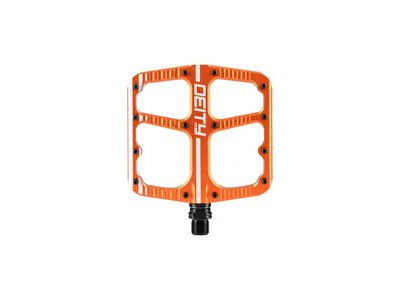 DIETY Flat Trak Pedals: Orange