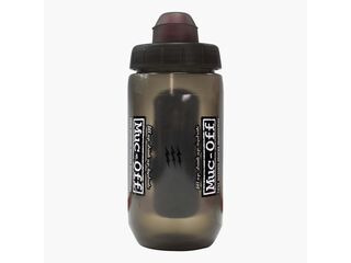 MUC-OFF x Fidlock Twist Bottle 450ml + bike base Smoked 