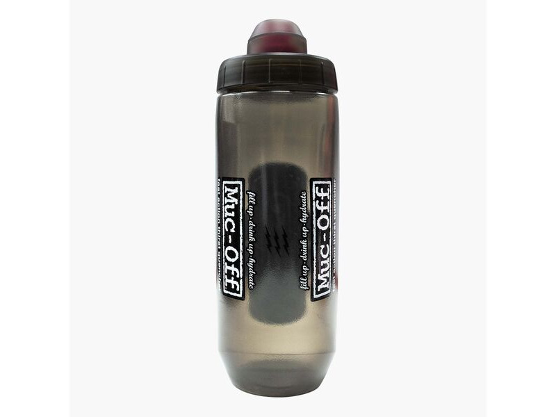 MUC-OFF x Fidlock Twist Bottle 590ml + bike base Smoked click to zoom image