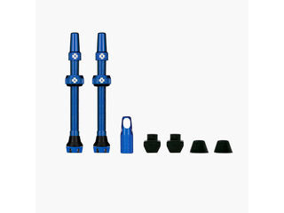 MUC-OFF Tubeless Valves V2 44mm Blue click to zoom image