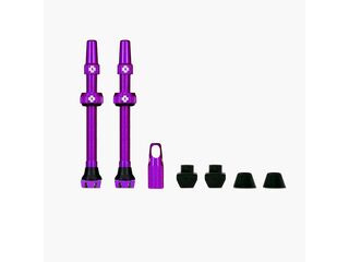 MUC-OFF Tubeless Valves V2 44mm Purple click to zoom image