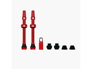 MUC-OFF Tubeless Valves V2 44mm Red click to zoom image