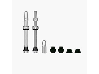 MUC-OFF Tubeless Valves V2 44mm Silver click to zoom image