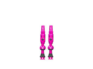 MUC-OFF Tubeless Valves Big Bore Lite Medium 35mm Medium Pink  click to zoom image