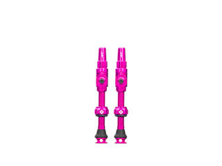MUC-OFF Tubeless Valves Big Bore Lite Large 45mm Large Pink  click to zoom image