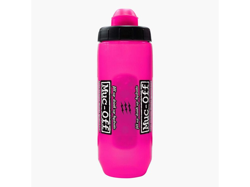 MUC-OFF x Fidlock Twist Bottle 590ml + bike base Pink click to zoom image